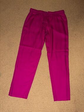 Isabel Marant Fuchsia Cropped Pants